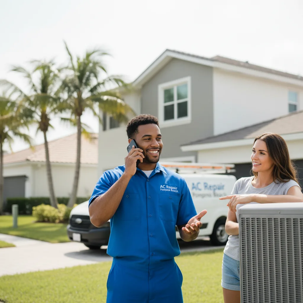 AC Repair Pompano Beach customer support in Hoboken